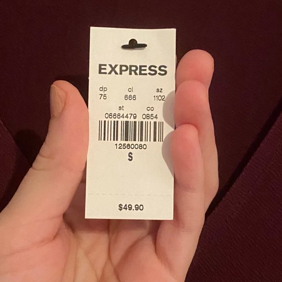 Maroon new worn S Express Shirt - Picture 2 of 3